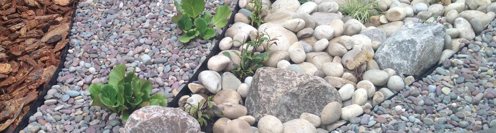 Decorative Stone Pebbles Garden Design Palmerston North